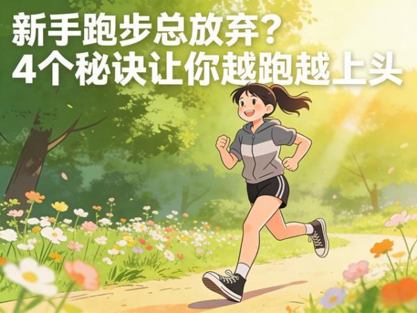 谁懂啊!生人跑步总毁灭?4个诀窍让你越跑越上面
